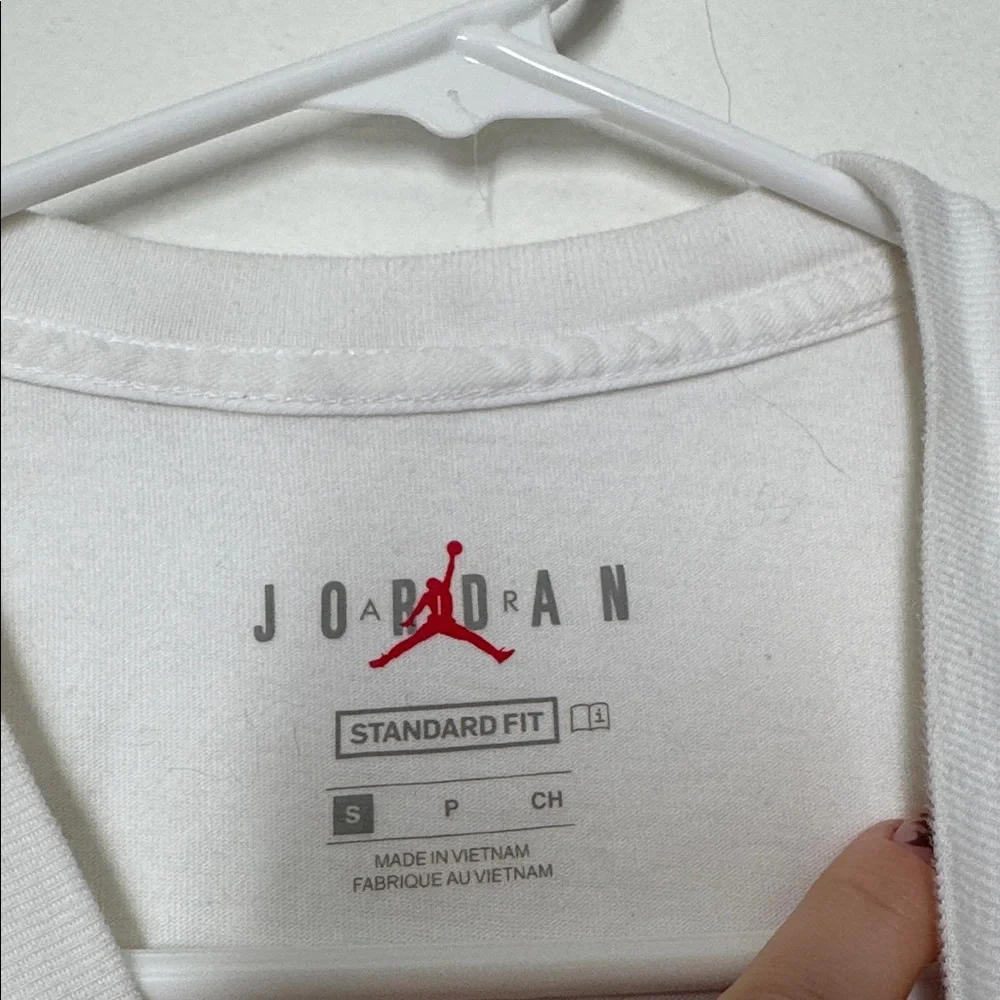 Jordan White Standard Fit Tee